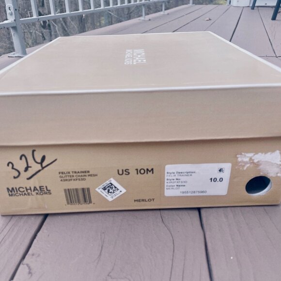 Michael Kors Felix Trainer - pink glitter - new in box - Picture 5 of 5